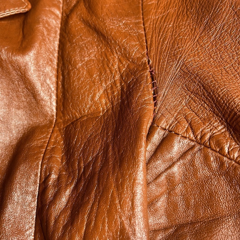 Vintage Genuine Leather Hecho En Mexico Jacket - Picture 7 of 12